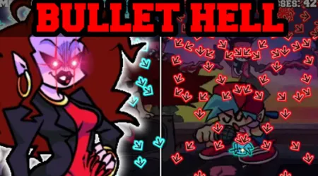 MILF Bullet Hell Minigame