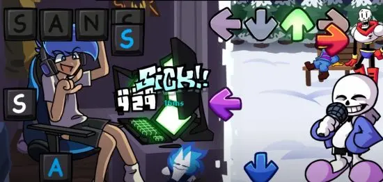 Remastered Sans VS Amor (Fanmade Special Song)