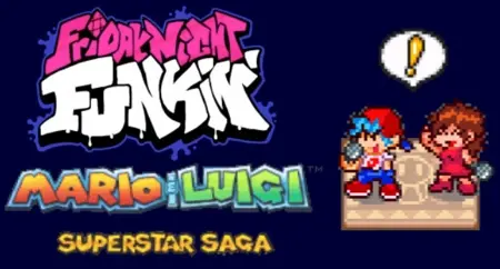 FNF Super Star Saga: Mario & Luigi 