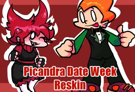 Pico x Cassandra The Date FNF MOD