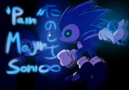 VS Pain Majin Sonic