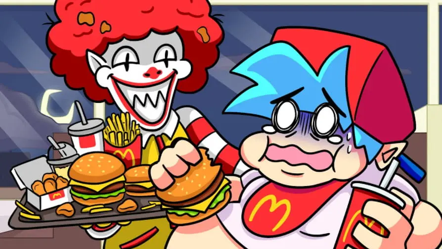Boyfriend vs Mcdonalds FNF Animation