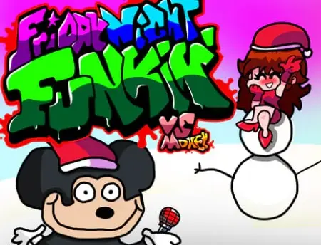 FNF Mokey Christmas Edition MOD
