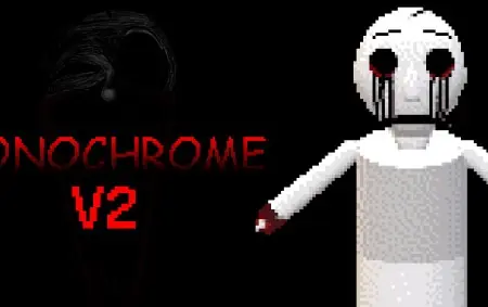 monochrome baldi mod