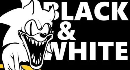 VS Sonic Black and White