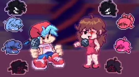 Bf & Gf extended sprites