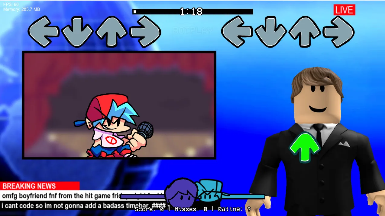 FNF VS Roblox: Breaking News