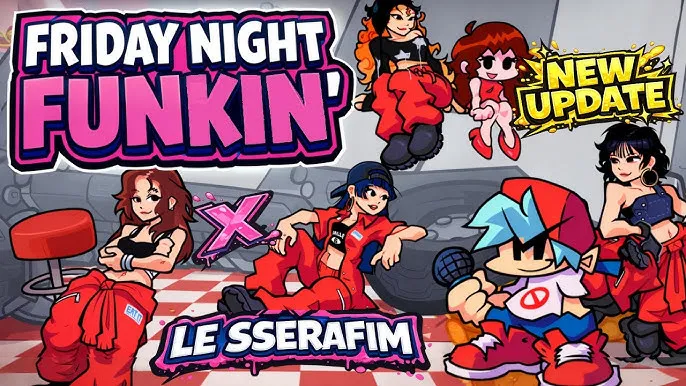 FNF Le Sserafim Update 0.8.1 Unblocked