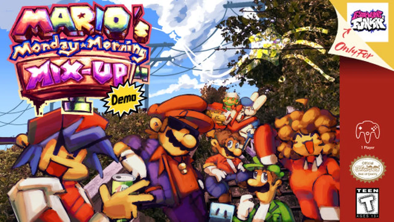 FNF Mario's Monday Morning Mix-Up DEMO