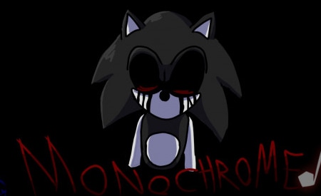 Monochrome.EXE Sonic. EXE FNF MOD